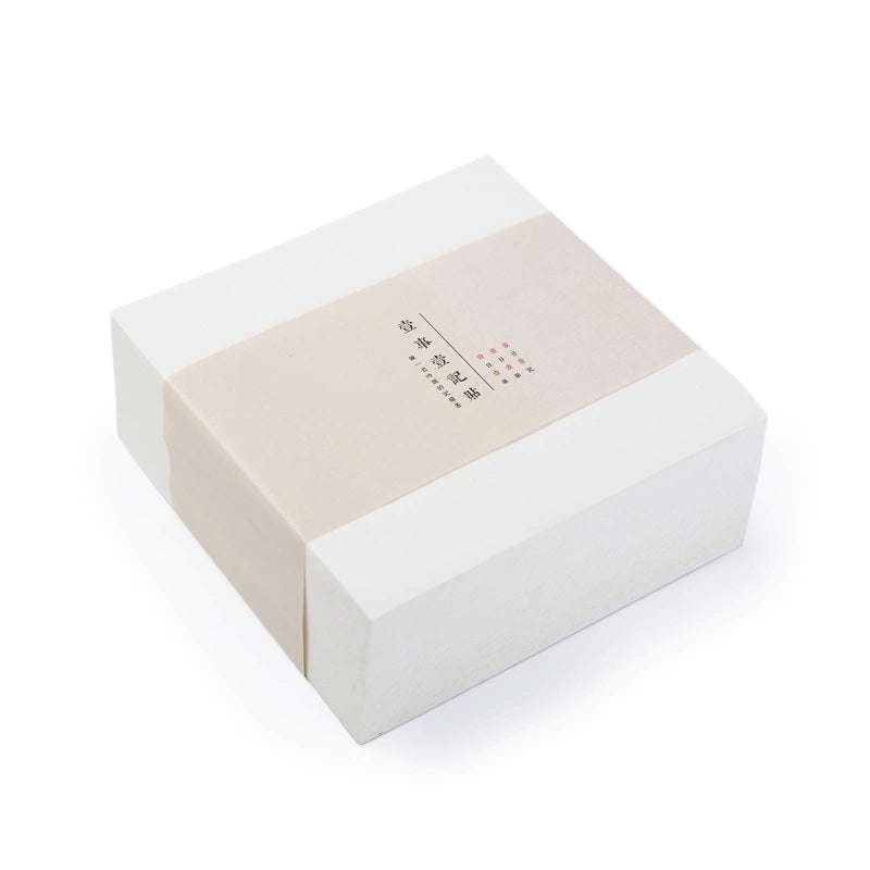 VANRA Sticky Notes 4 x 4-Inches Self-Stick Note Cube Memo Pads Strong Adhesive, 400-Sheets/Cube (Ivory White) - Image 1